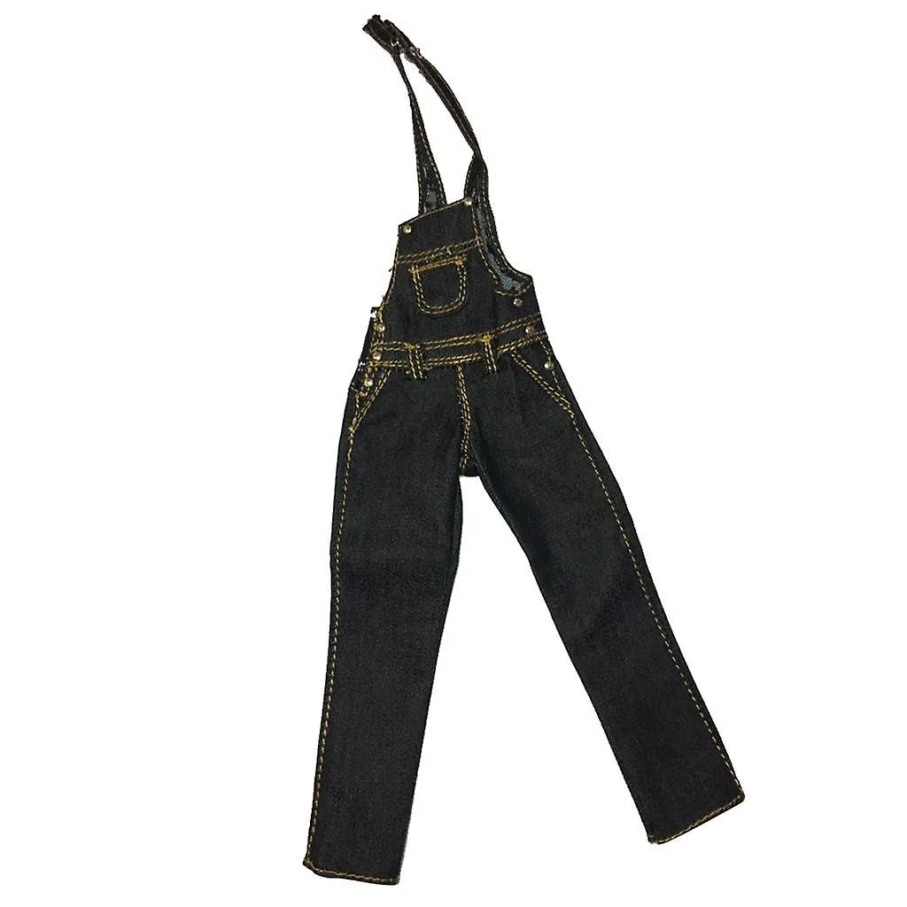 3x 1:6 Pantalones vaqueros Pantalones suspendidos En general para kumik 12'' Figura Juguetes