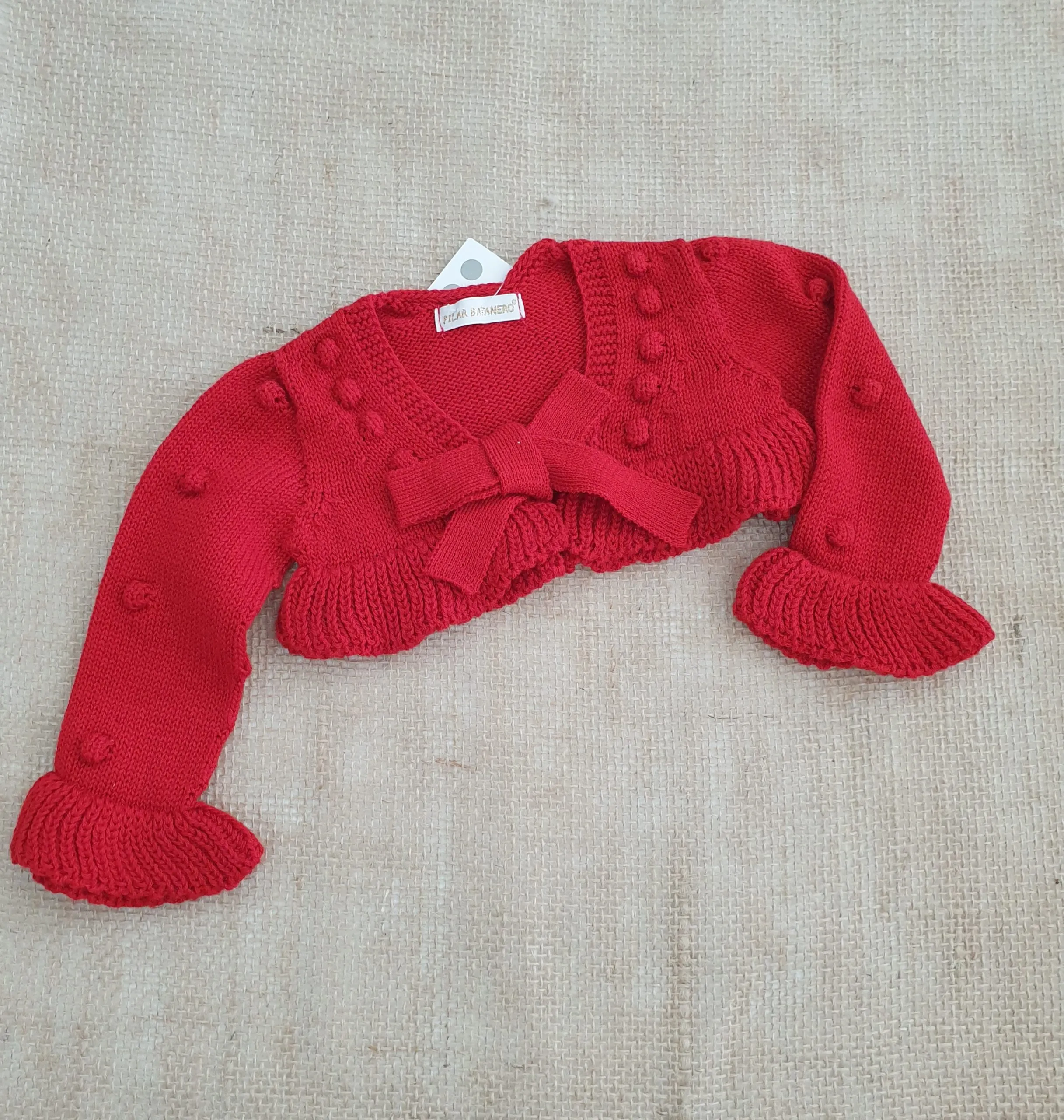 A Chaqueta de Punto niña Verano R110121 Rojo