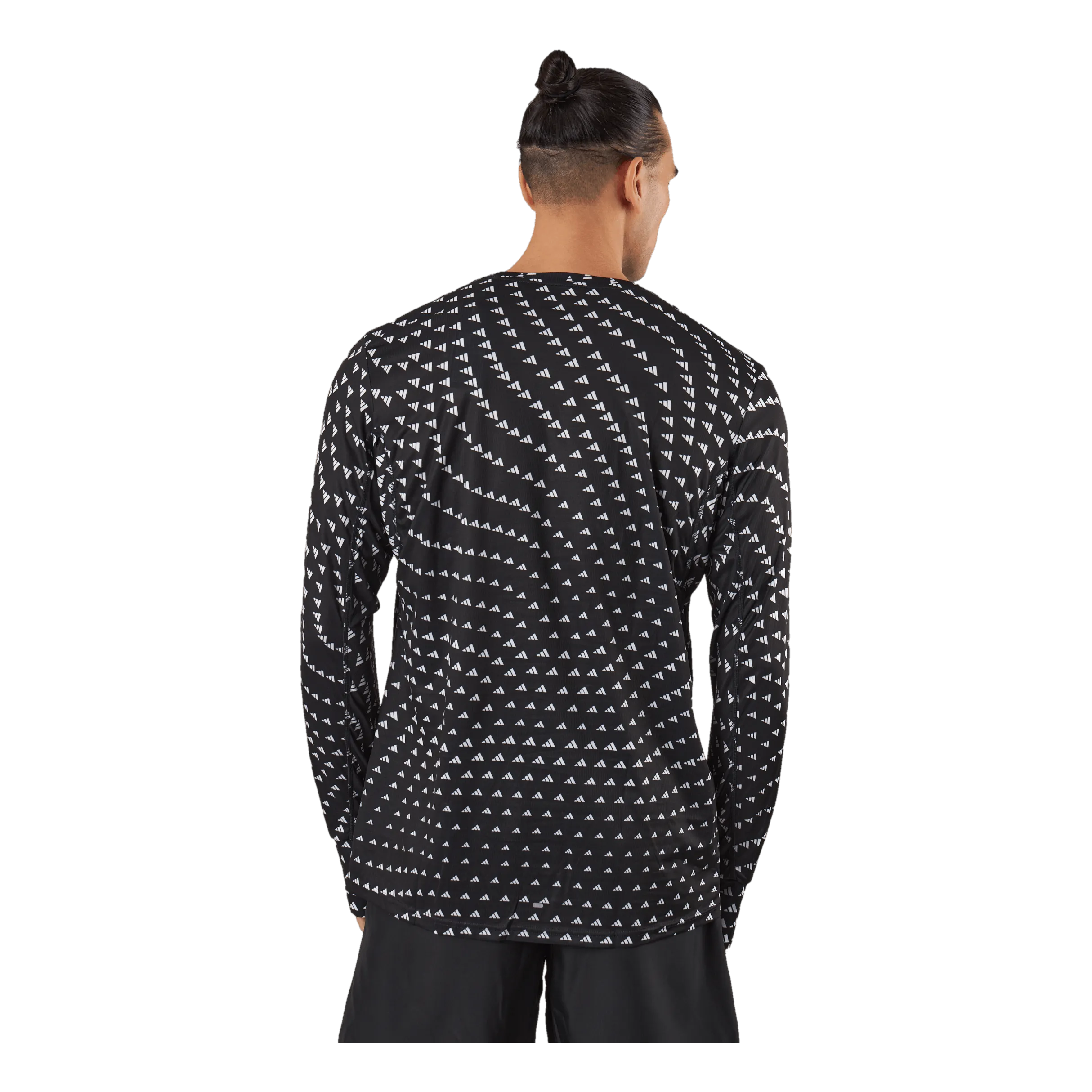 ADIDAS BRAND LOVE GRAPHIC LONG SLEEVE LONGSLEEVE TOP BLACK