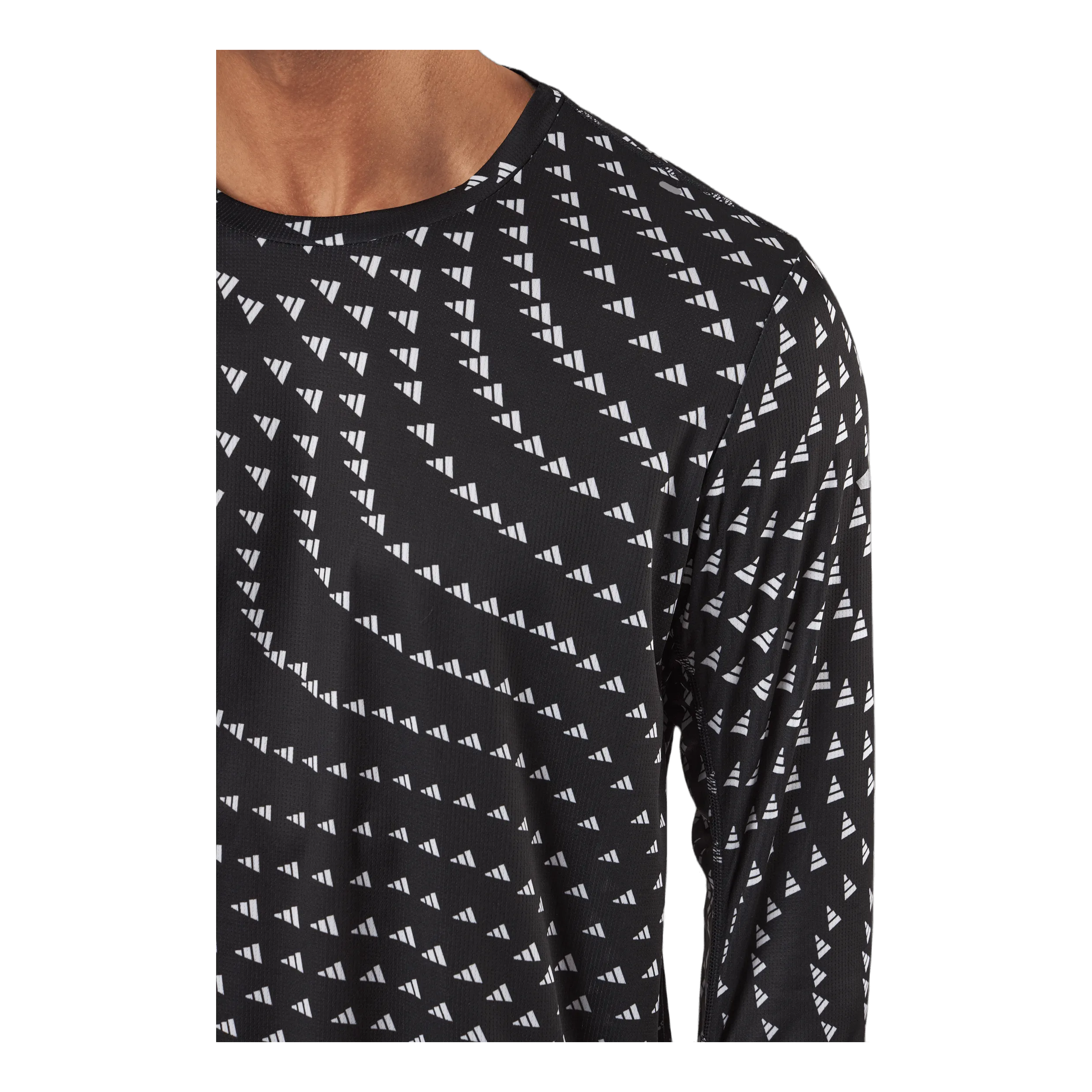 ADIDAS BRAND LOVE GRAPHIC LONG SLEEVE LONGSLEEVE TOP BLACK