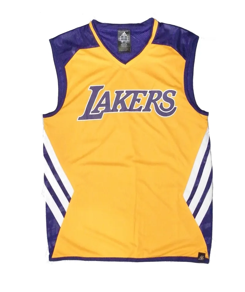 Adidas Camiseta Rev S/M Sum Run Angeles Lakers (amarillo/purpur)