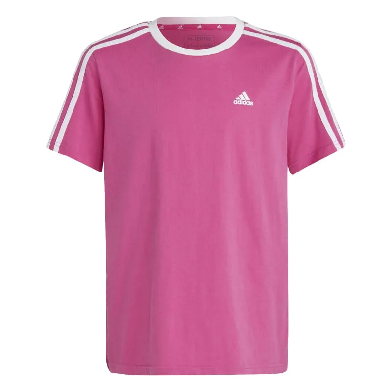ADIDAS LOOSE COTTON TSHIRT 3STRIPES ESSENTIALS BOYFRIEND
