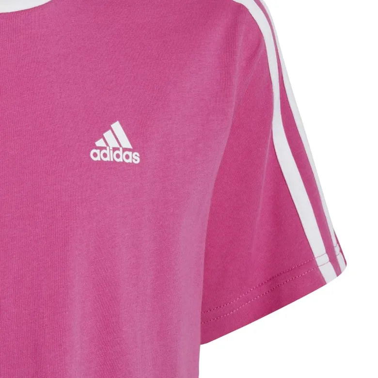 ADIDAS LOOSE COTTON TSHIRT 3STRIPES ESSENTIALS BOYFRIEND