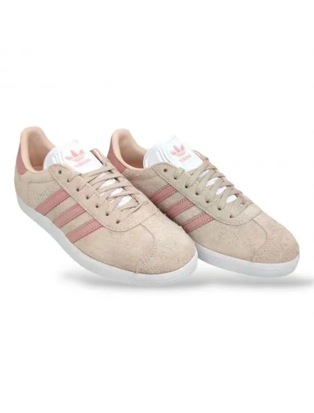 ADIDAS Zapatillas Gazelle Mujer Wonder Quartz/Wonder Mauve/Footwear White