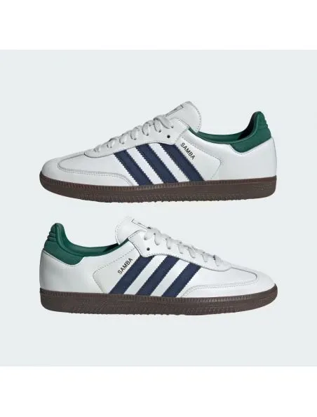 ADIDAS Zapatillas Samba OG Black White/Collegiate Green/Active Green