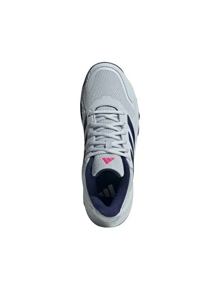 ADIDAS Zapatos de tenis CourtJam Control 3 Clay Hombre Halo Blue/Dark Blue/Team Shock Pink 2