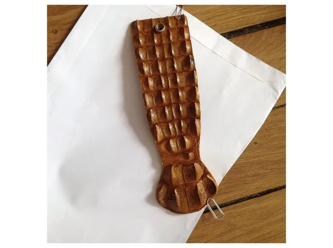 AUTRE MARQUE MAISON VIGNE  CROCO CARAMELO CUFF. 