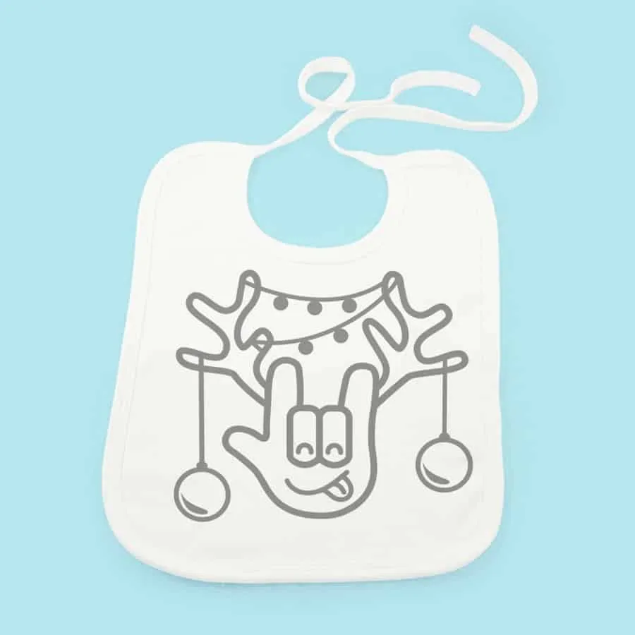 BABERO BEBÉ EARTHPOSITIVE 100% Algodón peinado orgánico: Navidad
