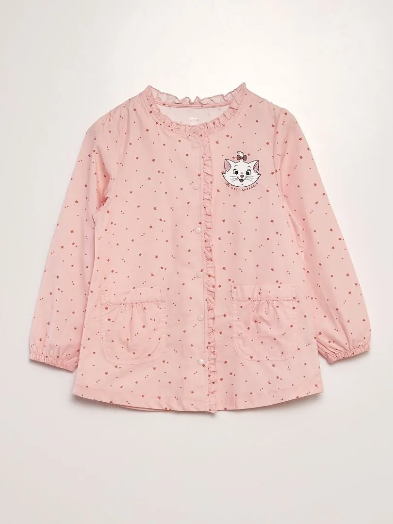 BABI ESCOLAR DE POPELINA ESTAMPADO 'MARIE' DE 'DISNEY'  ROSA