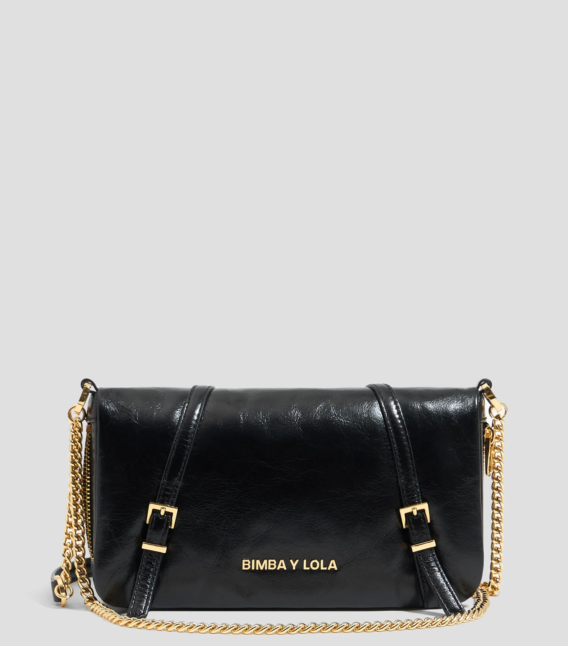 Bimba y Lola Bolso crossbody pequeño piel negro Mujer