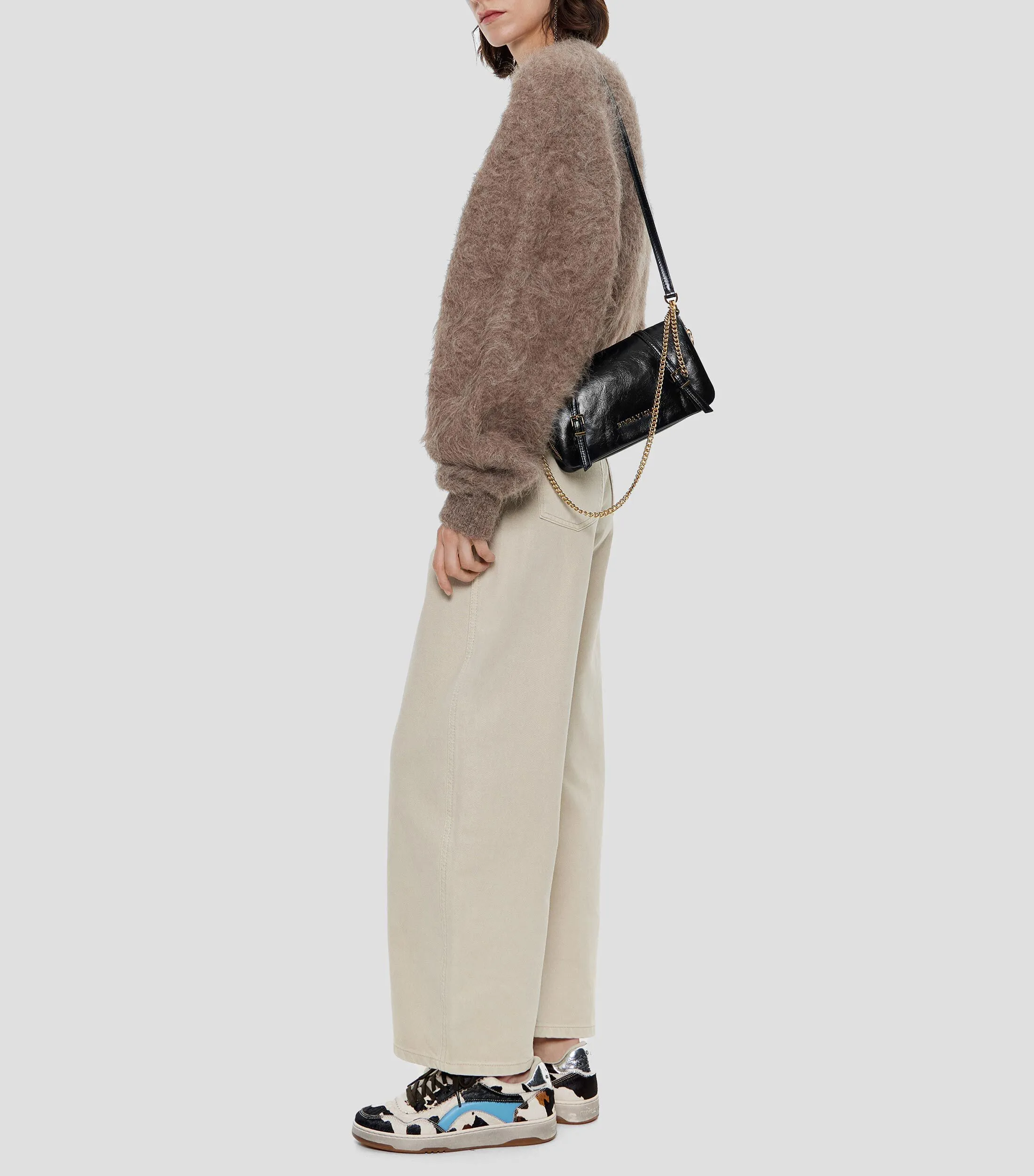 Bimba y Lola Bolso crossbody pequeño piel negro Mujer