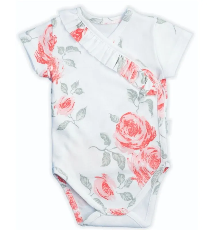 Body cruzado manga corta colección Rose