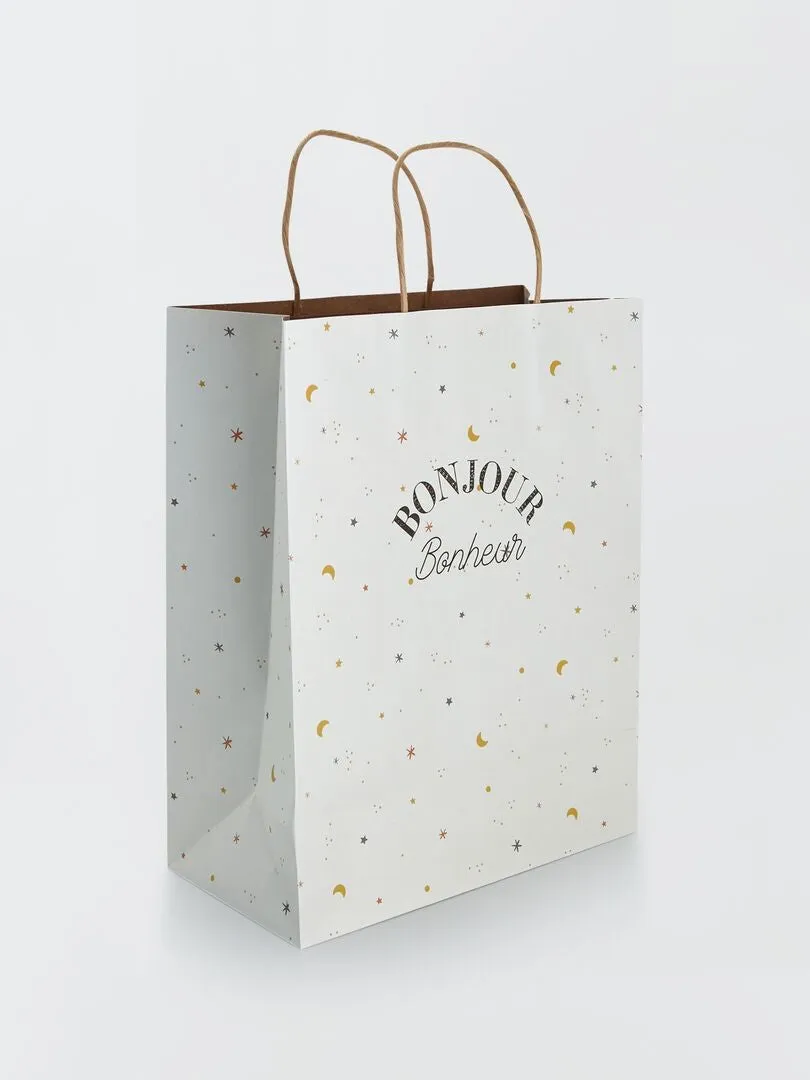 BOLSA DE REGALO  BLANCO