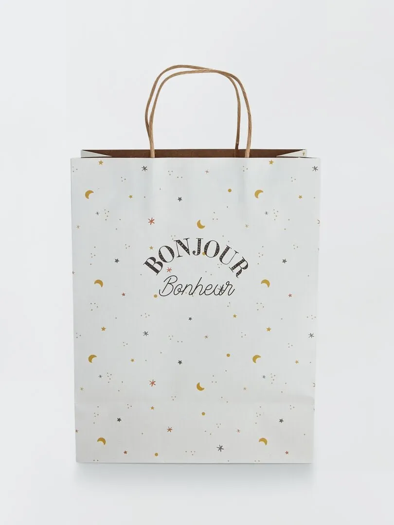 BOLSA DE REGALO  BLANCO