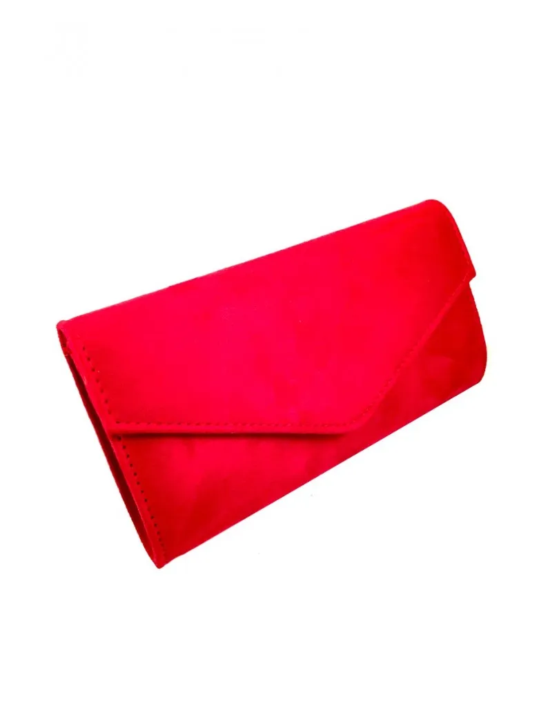 BOLSO DE FIESTA ROJO EN ANTELINA CARTERA