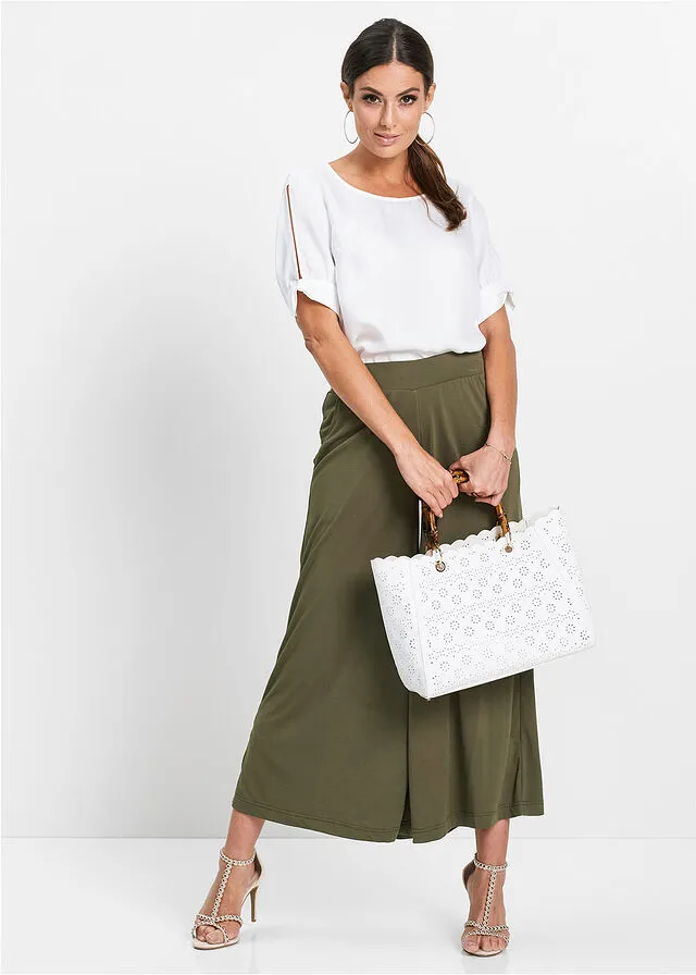 Bolso de mano Blanco lana
