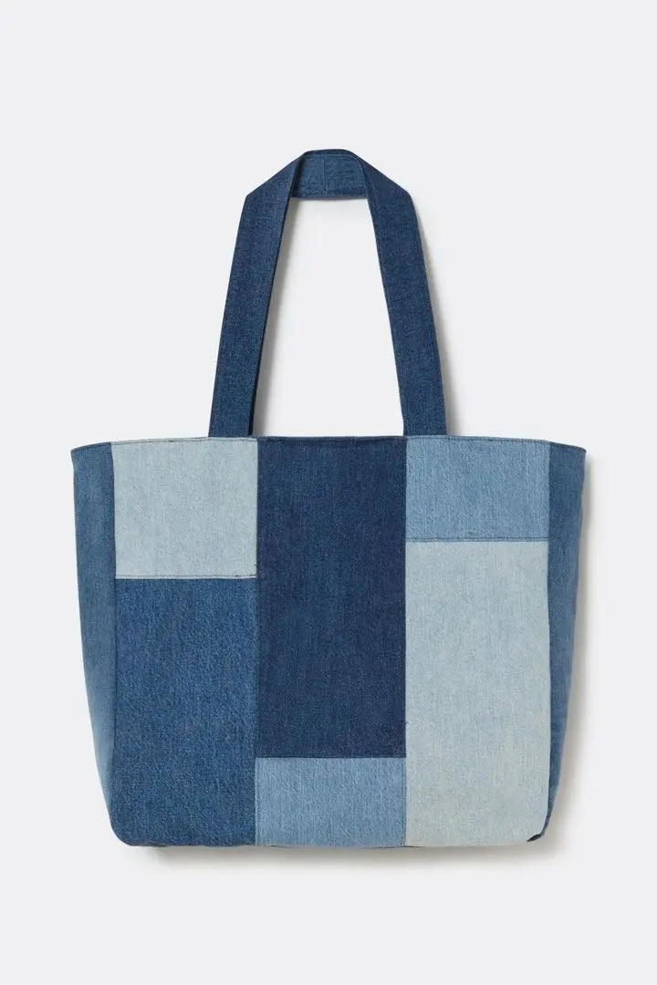 Bolso de playa de patchwork