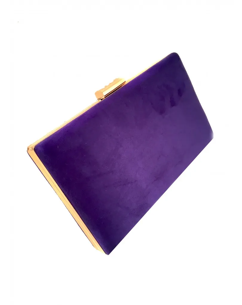 BOLSO MORADO DE FIESTA EN ANTELINA