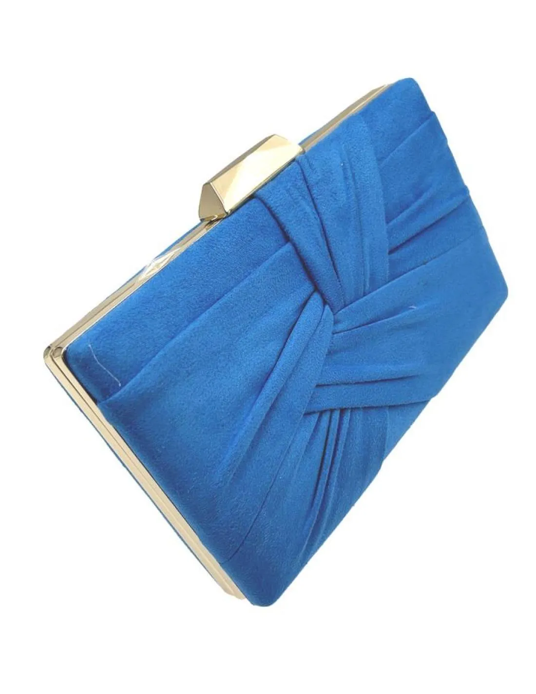 BOLSOS ONLINE AZULES PARA BODAS Y EVENTOS CON DRAPEADO ORIGINAL