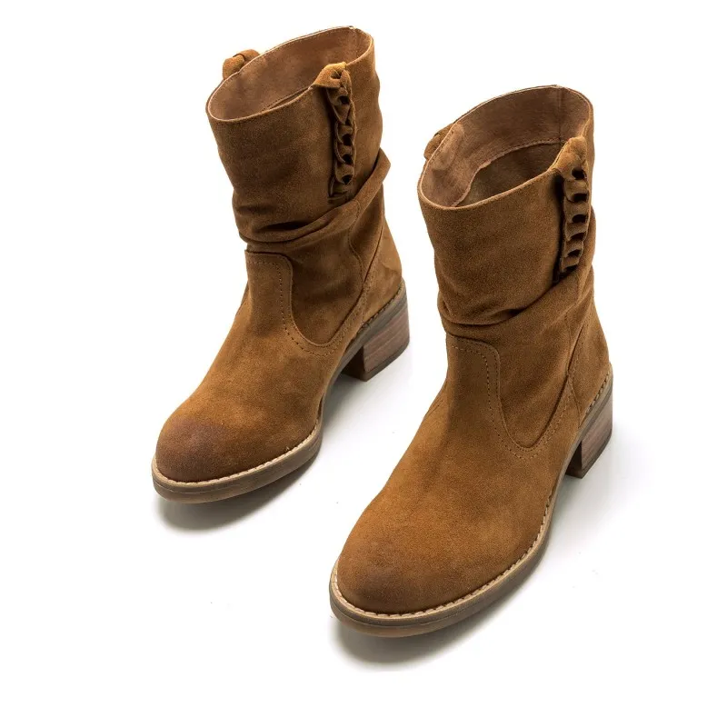 Botines Casual de Mujer MTNG FRONTIER Marron 53458
