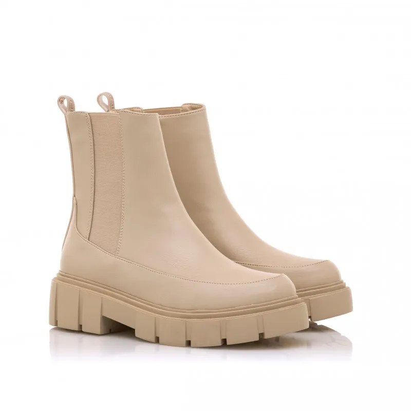 Botines Casual de Mujer MTNG MARS Beige 52909