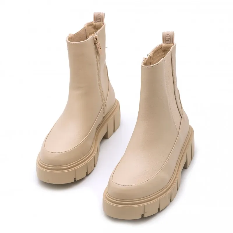 Botines Casual de Mujer MTNG MARS Beige 52909