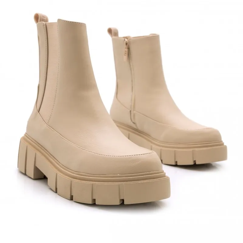 Botines Casual de Mujer MTNG MARS Beige 52909