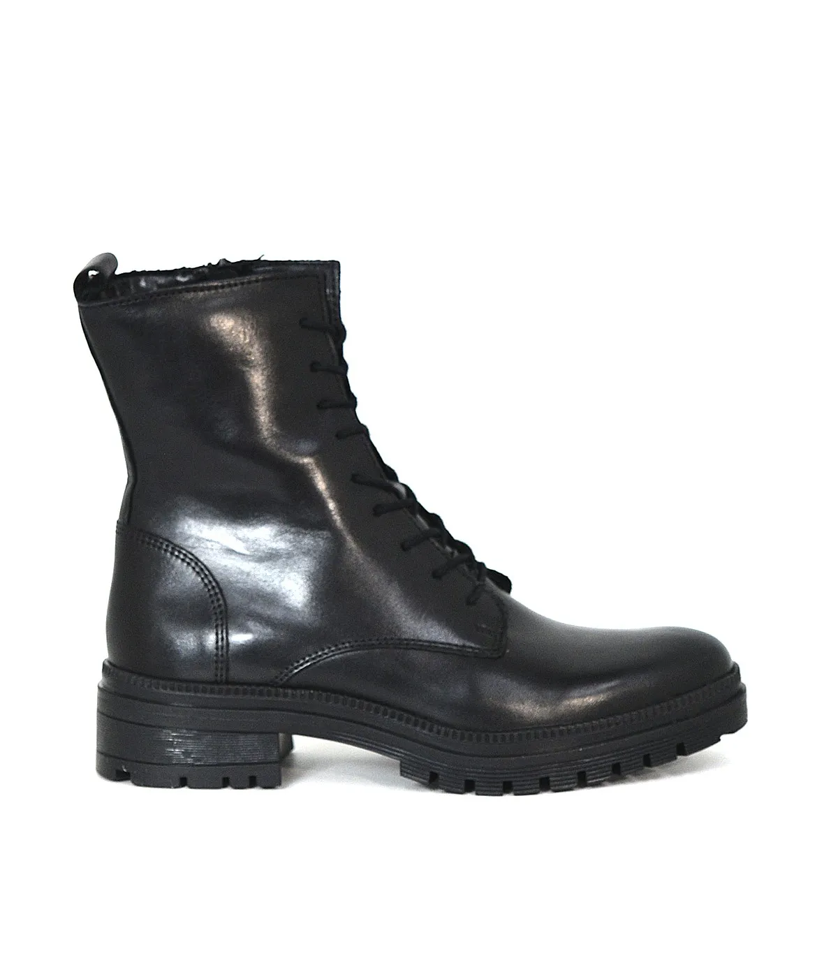 BOTINES MILITAR MUJER WH54H06 NEGRO