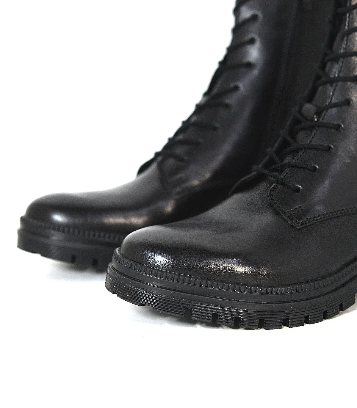 BOTINES MILITAR MUJER WH54H06 NEGRO