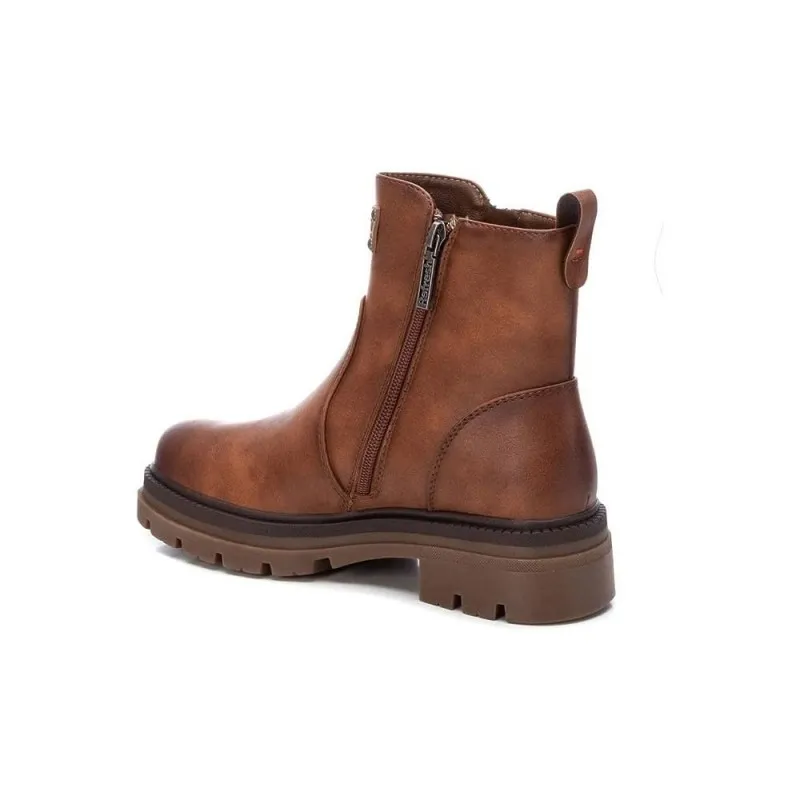 Botines Planos Refresh 171002 Mujer Camel