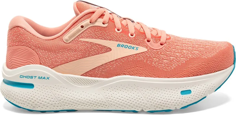 Brooks Ghost Max Woman Papaya/Apricot/Blue