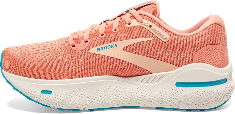 Brooks Ghost Max Woman Papaya/Apricot/Blue