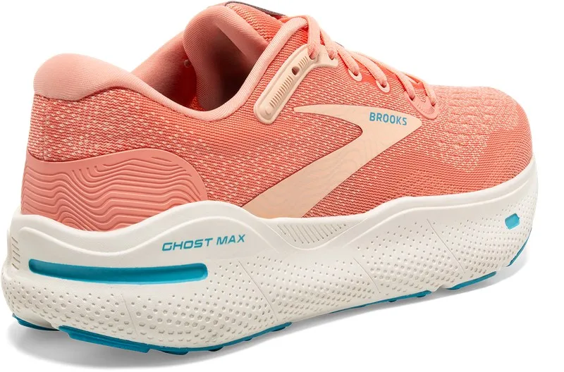 Brooks Ghost Max Woman Papaya/Apricot/Blue