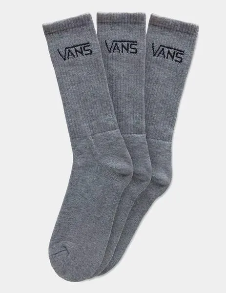 CALCETINES VANS CLASSIC KICK  HEATHER GREY (3 PARES)
