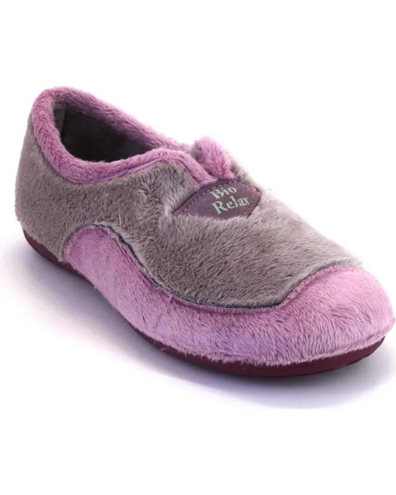 Calzado de casa COSDAM  de Mujer 13128 ZAPATILLAS CERRADA DE CASA DE MUJER  PIEDRA