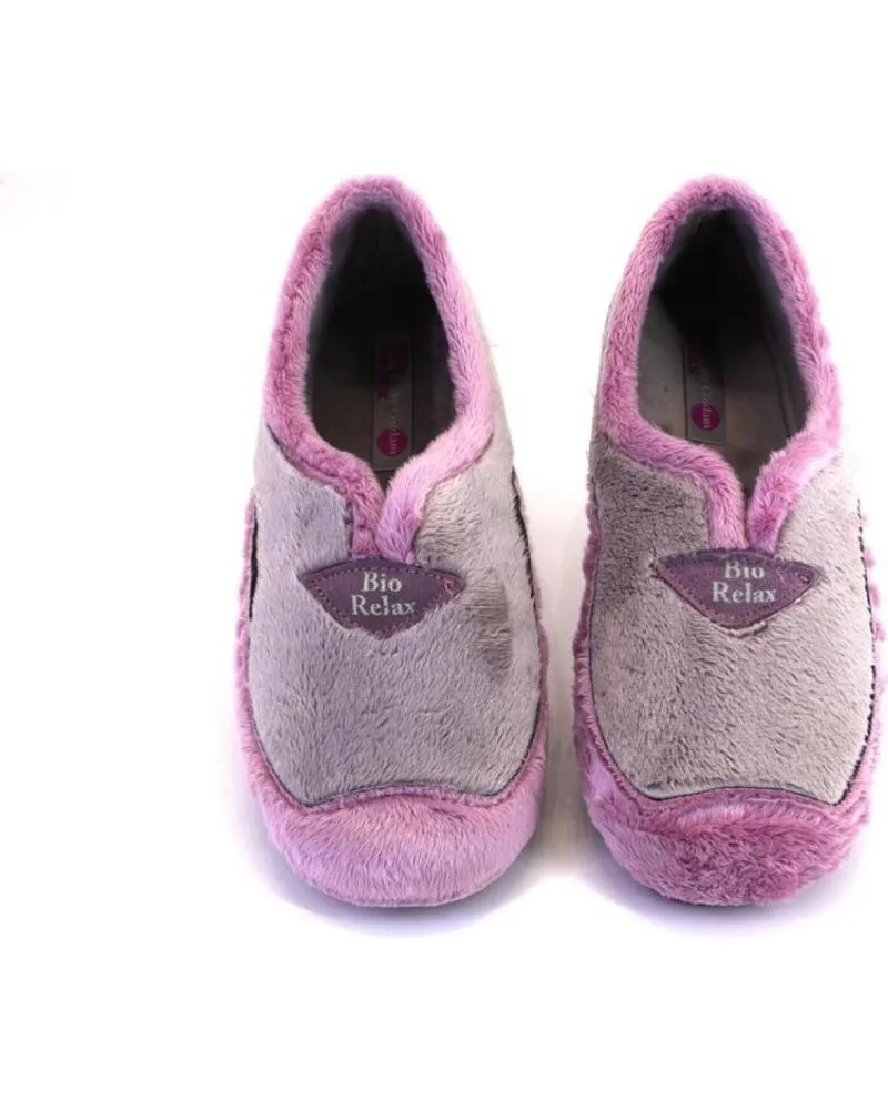Calzado de casa COSDAM  de Mujer 13128 ZAPATILLAS CERRADA DE CASA DE MUJER  PIEDRA