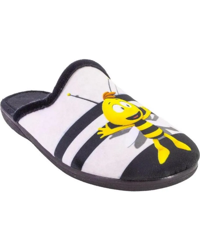 Calzado de casa   de Mujer CARMELO RODRIGUEZ 877 ZAPATILLAS DE CASA DE MUJER  NEGRO