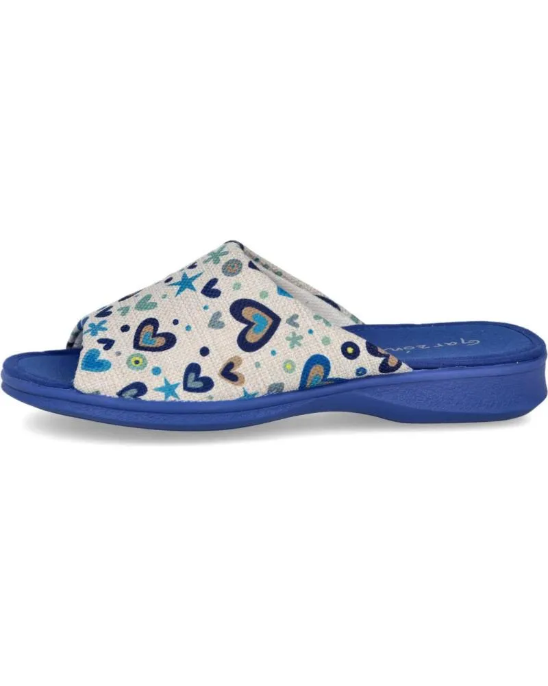 Calzado de casa de Mujer GARZON 2530 186 ZAPATILLAS DE CASA MUJE AZULON