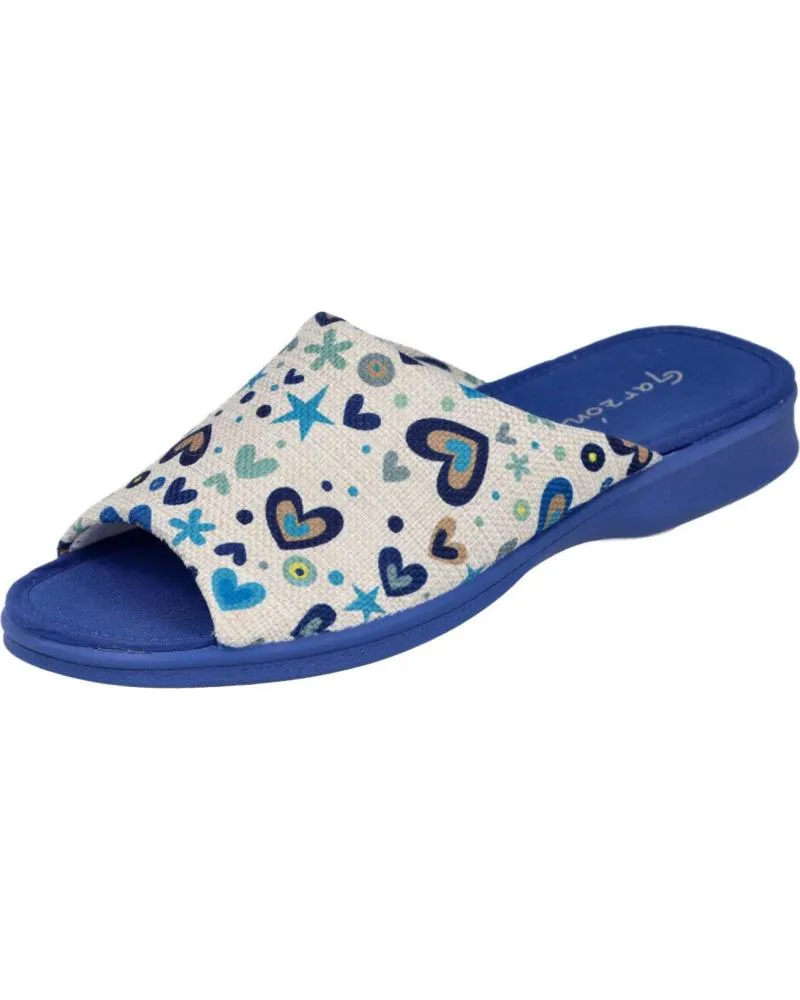 Calzado de casa de Mujer GARZON 2530 186 ZAPATILLAS DE CASA MUJE AZULON