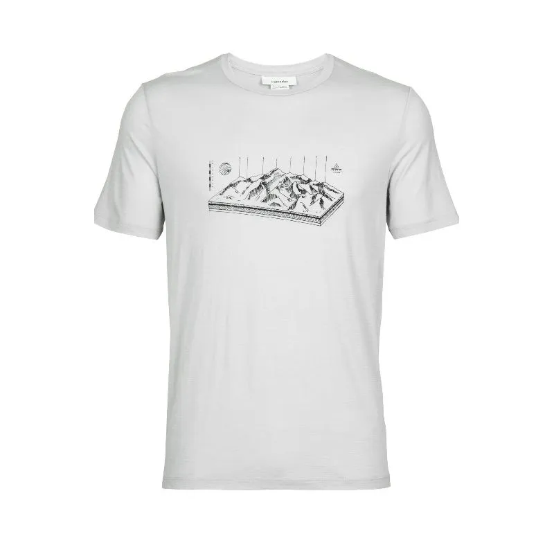 Camiseta Icebreaker M Tech Lite Ii Ss Tee Alps 3d (ETHER) hombre