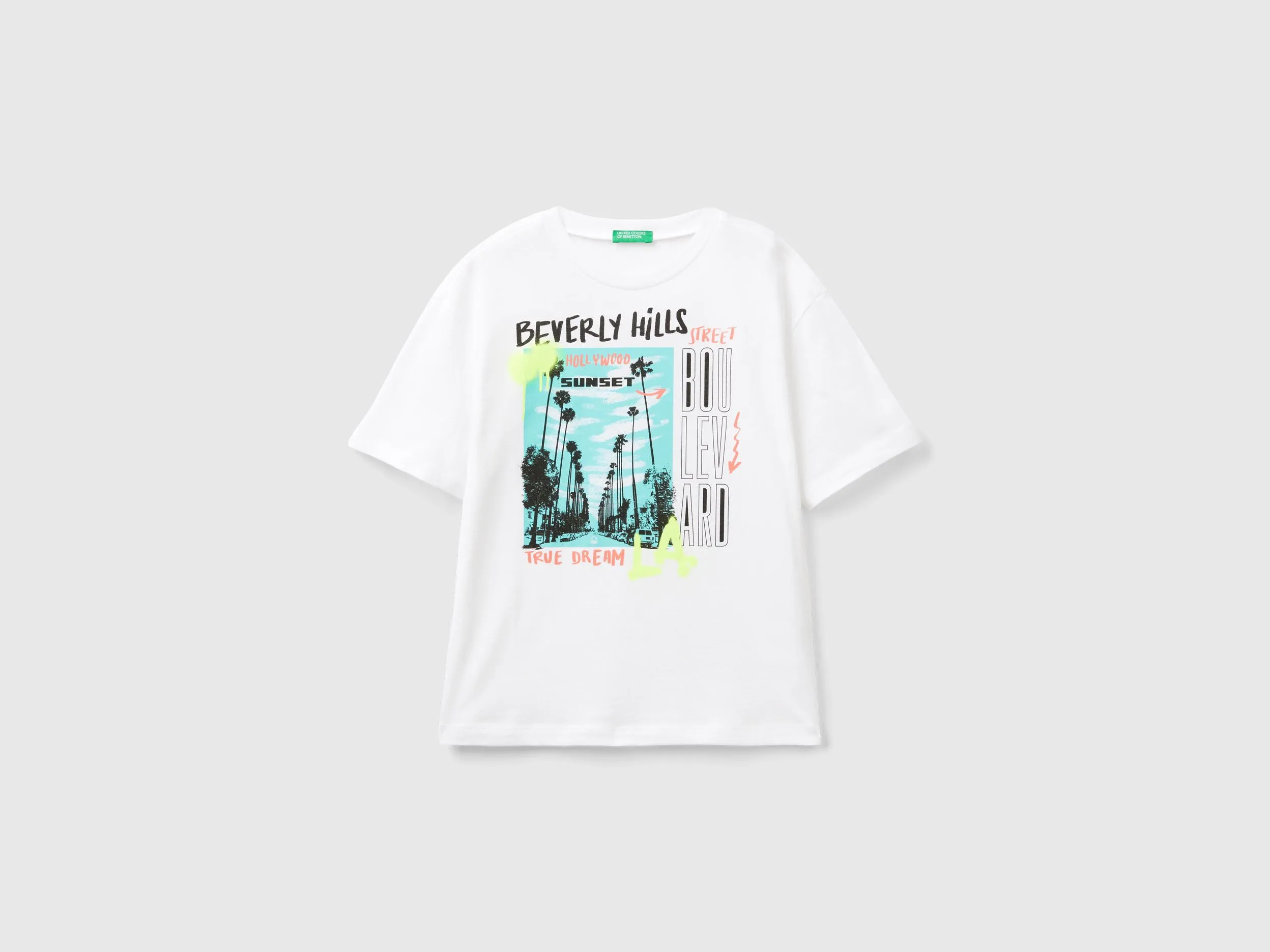 Camiseta oversize con estampado