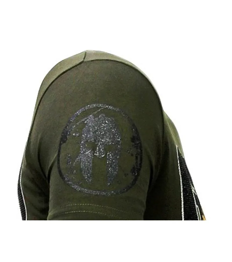 CAMISETAS  GLORY MARTIAL  RHINESTONE CAMISETAS  VERDE