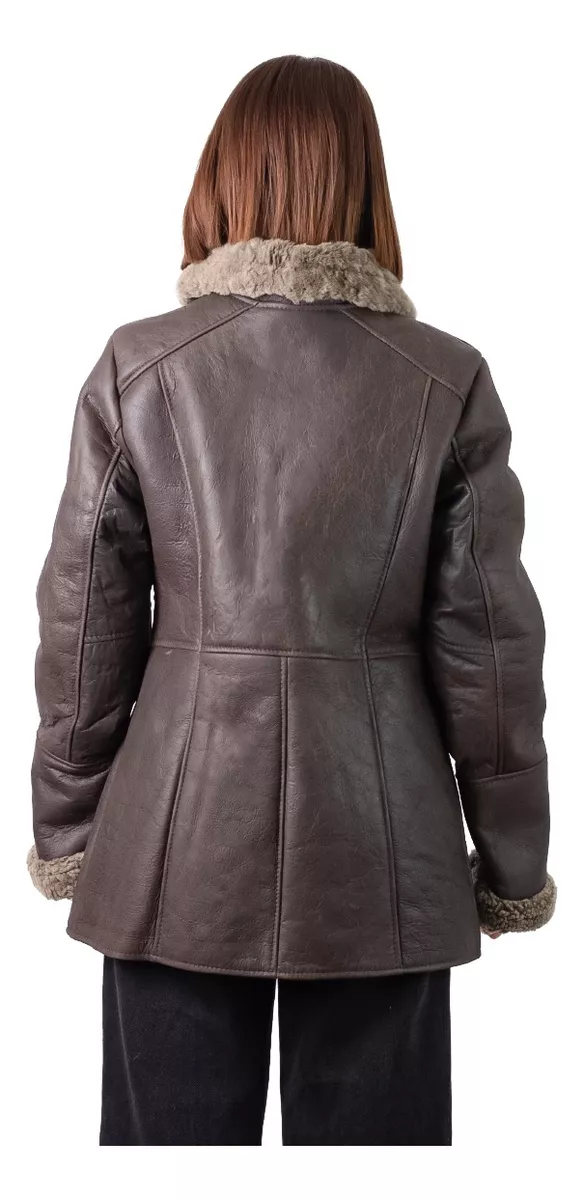CAMPERA DE CUERO DE OVEJA DE MUJER  MODELO: 111