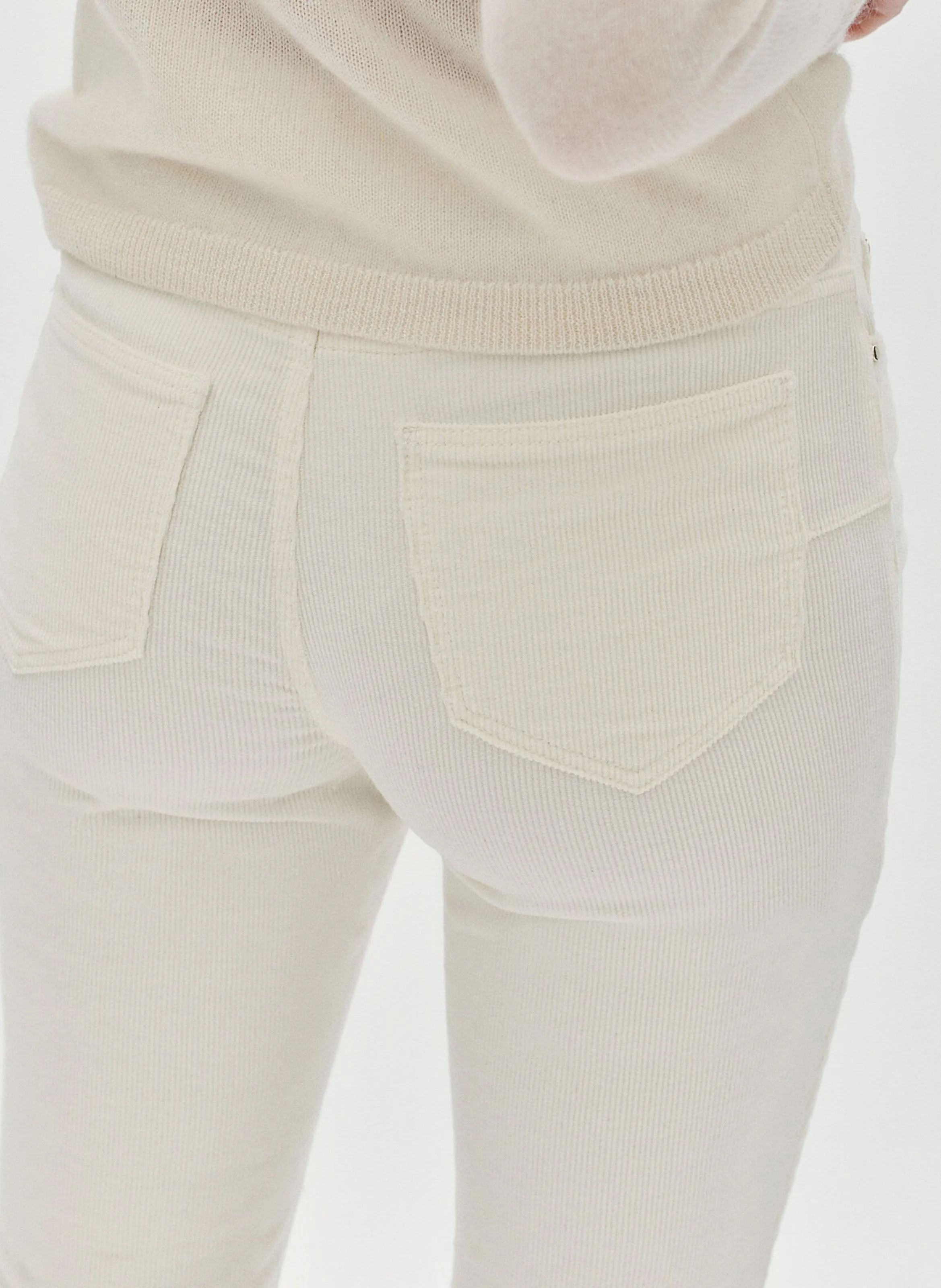 CAROLL PCHICAGOV  PANTALóN DE ALGODóN MEZCLADO RECTO EN BEIGE