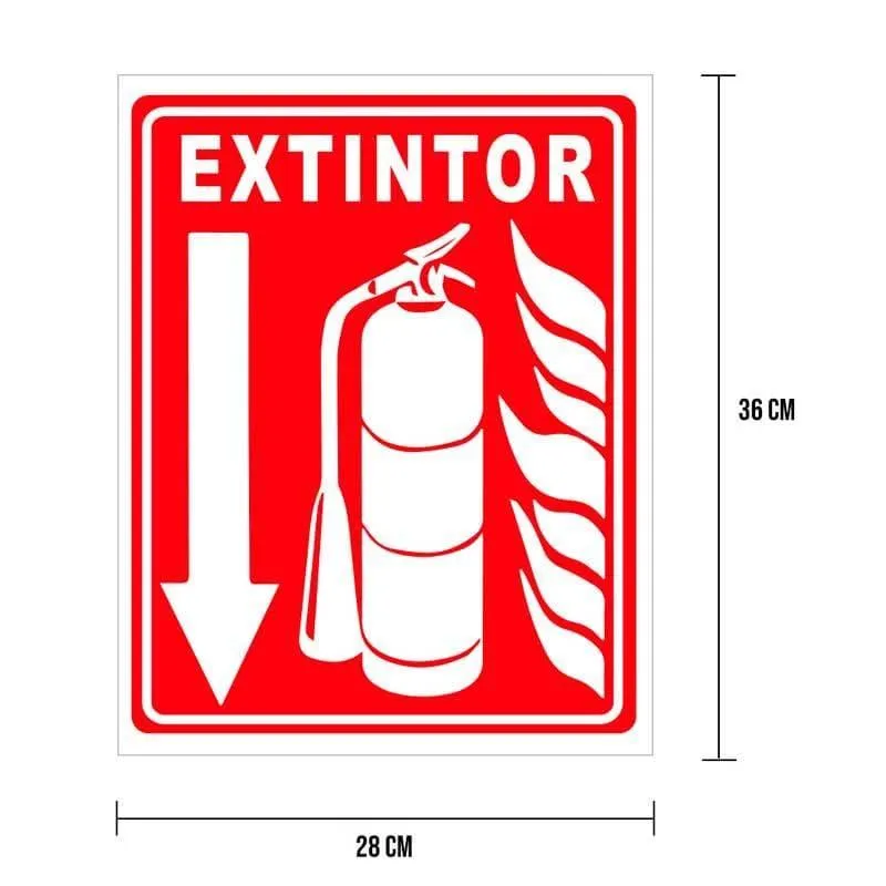 Cartel Extintor (Vertical) LICA