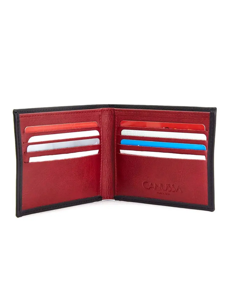 Cartera billetera, color negro. 100% vegana