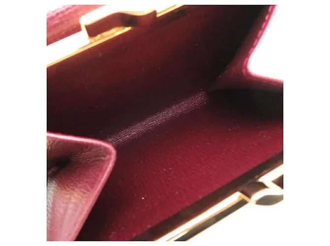 Cartera de cuero Bordeaux de Cartier Burdeos 