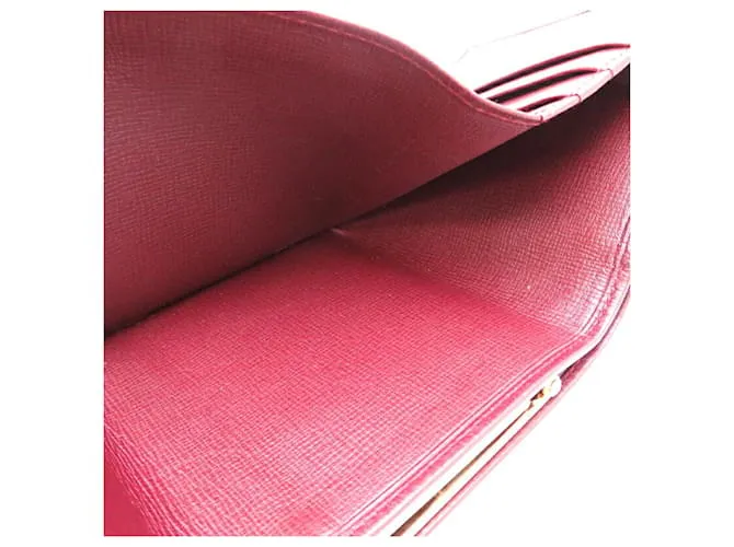 Cartera de cuero Bordeaux de Cartier Burdeos 