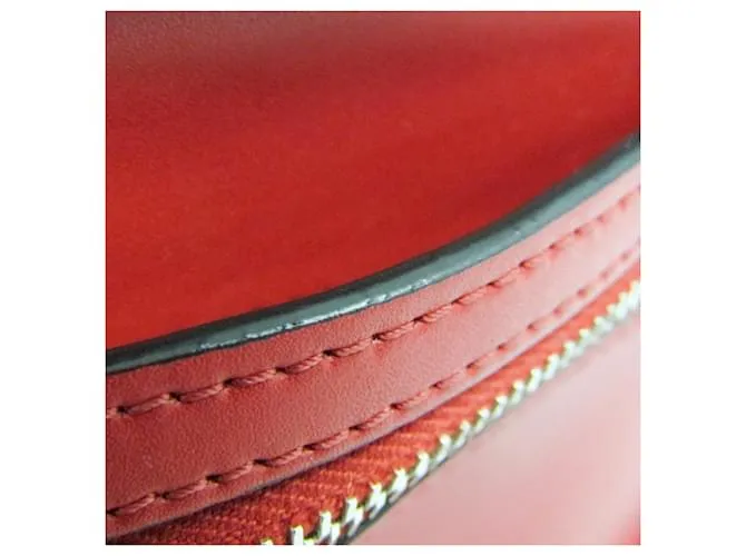 Cartera de cuero con cadena/hombro Valentino Garavani Negro Roja 