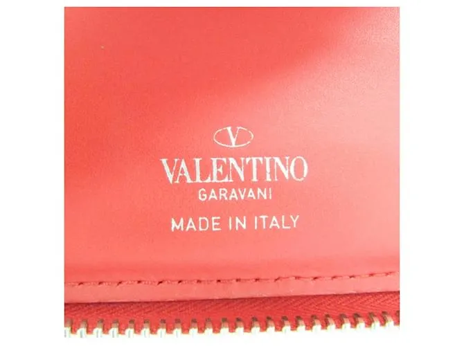Cartera de cuero con cadena/hombro Valentino Garavani Negro Roja 